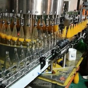 1.5大(dà)芒果(guǒ)小口(kǒu)灌装現(xiàn)场